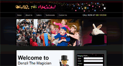 Desktop Screenshot of denzilthemagician.com